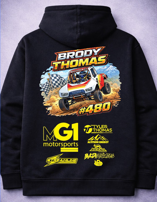 Brody Racing Black Hoodie