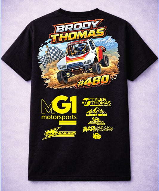 Brody Racing Black T-Shirt